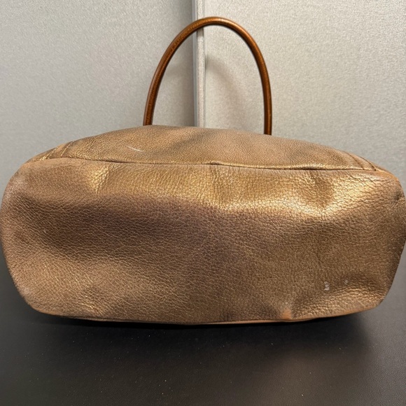 Kate Spade New York Metallic Bronze Leather Satchel - Picture 5 of 15